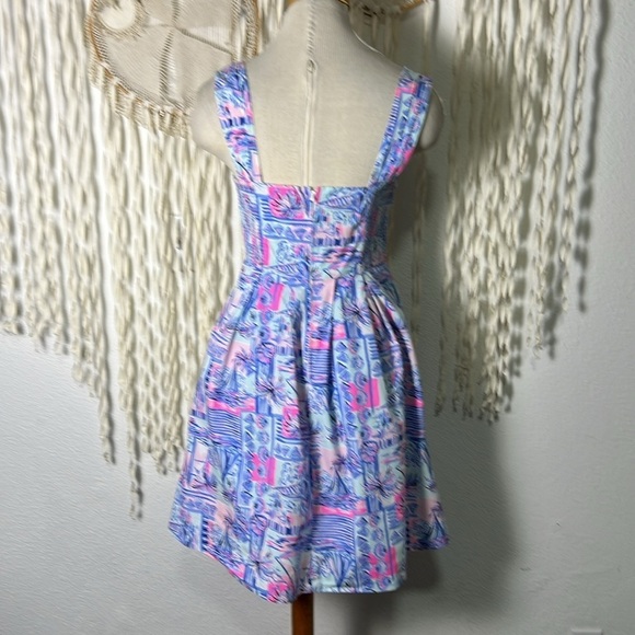 Lilly Pulitzer Cyndi Dress in Whisper Blue Yeah Bouy Size 2 - Picture 3 of 15